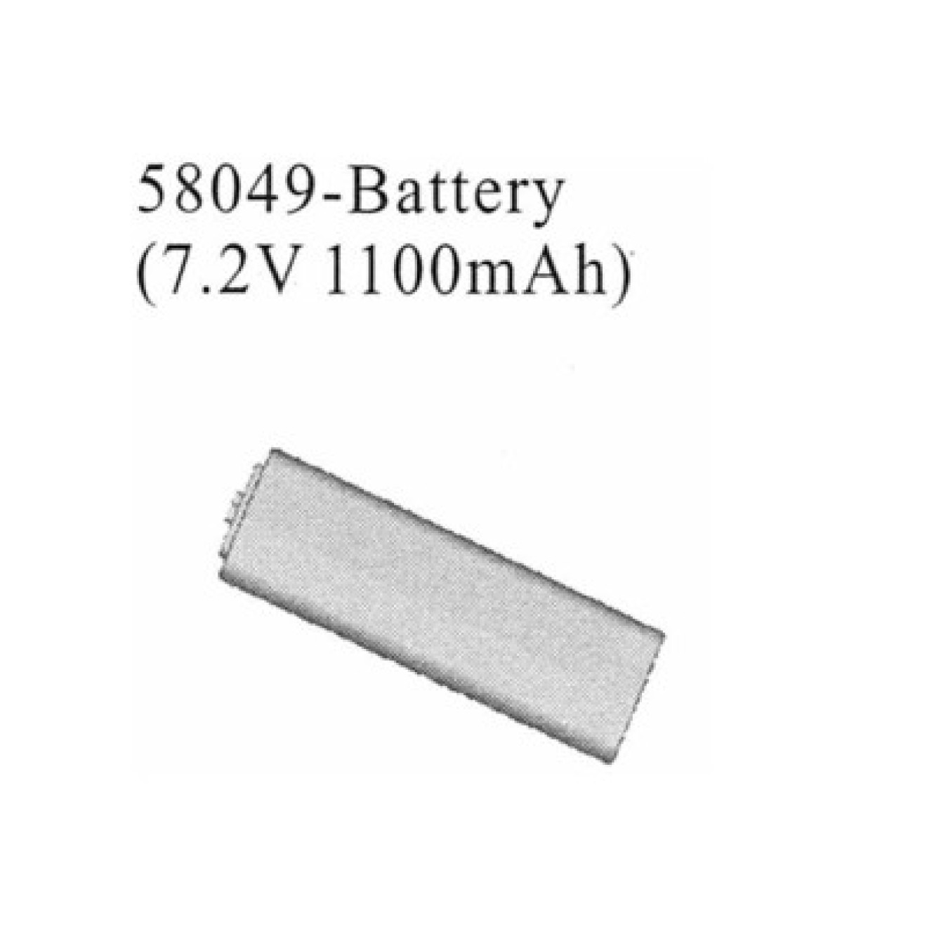 58049 Akku 7,2V 1100mAh NiMH Mini Tamiya Stecker
