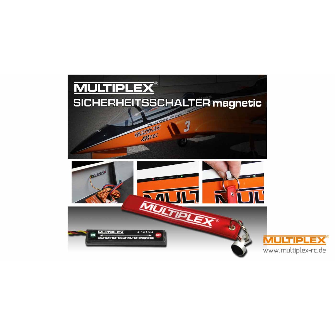 Multiplex Sicherheitsschalter magnetic