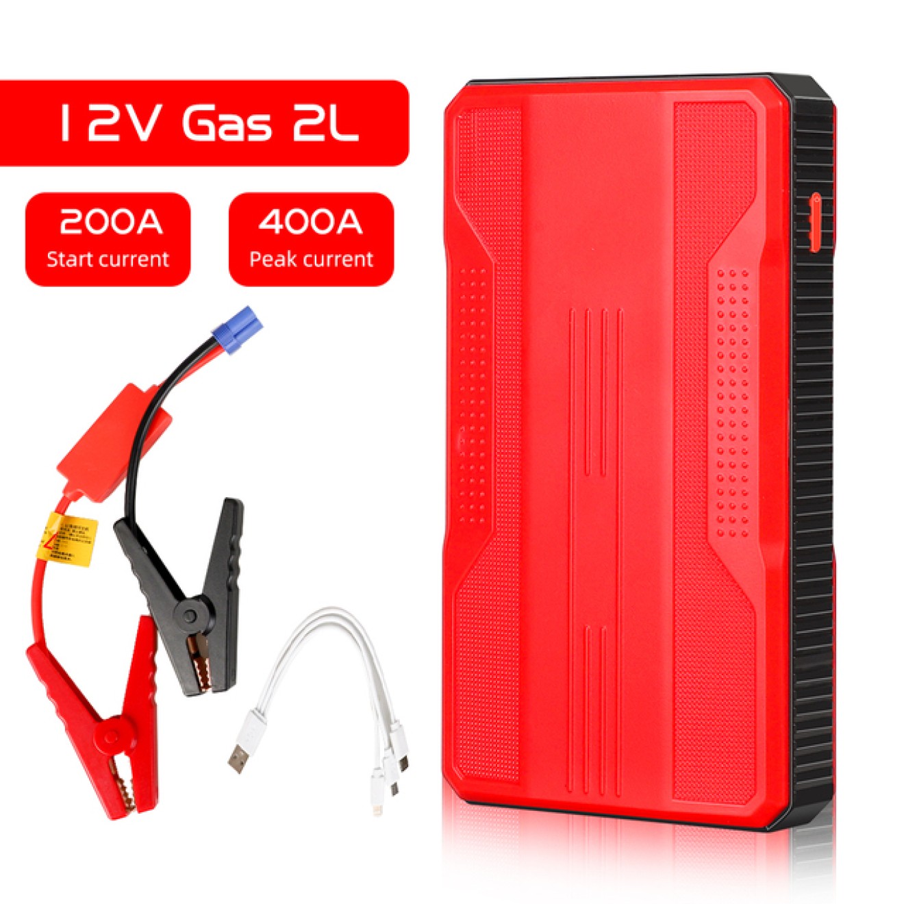 12V Auto Starthilfe 20000mah Notfall Batterie Booster tragbare Auto Ladegerät Telefon Power Bank & Beleuchtung für Gas/Diesel Autos ..
