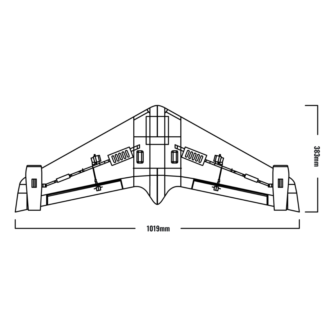 EAGLE TWIN V2 40MM EDF NURFLÜGLER PNP GRÜN ..