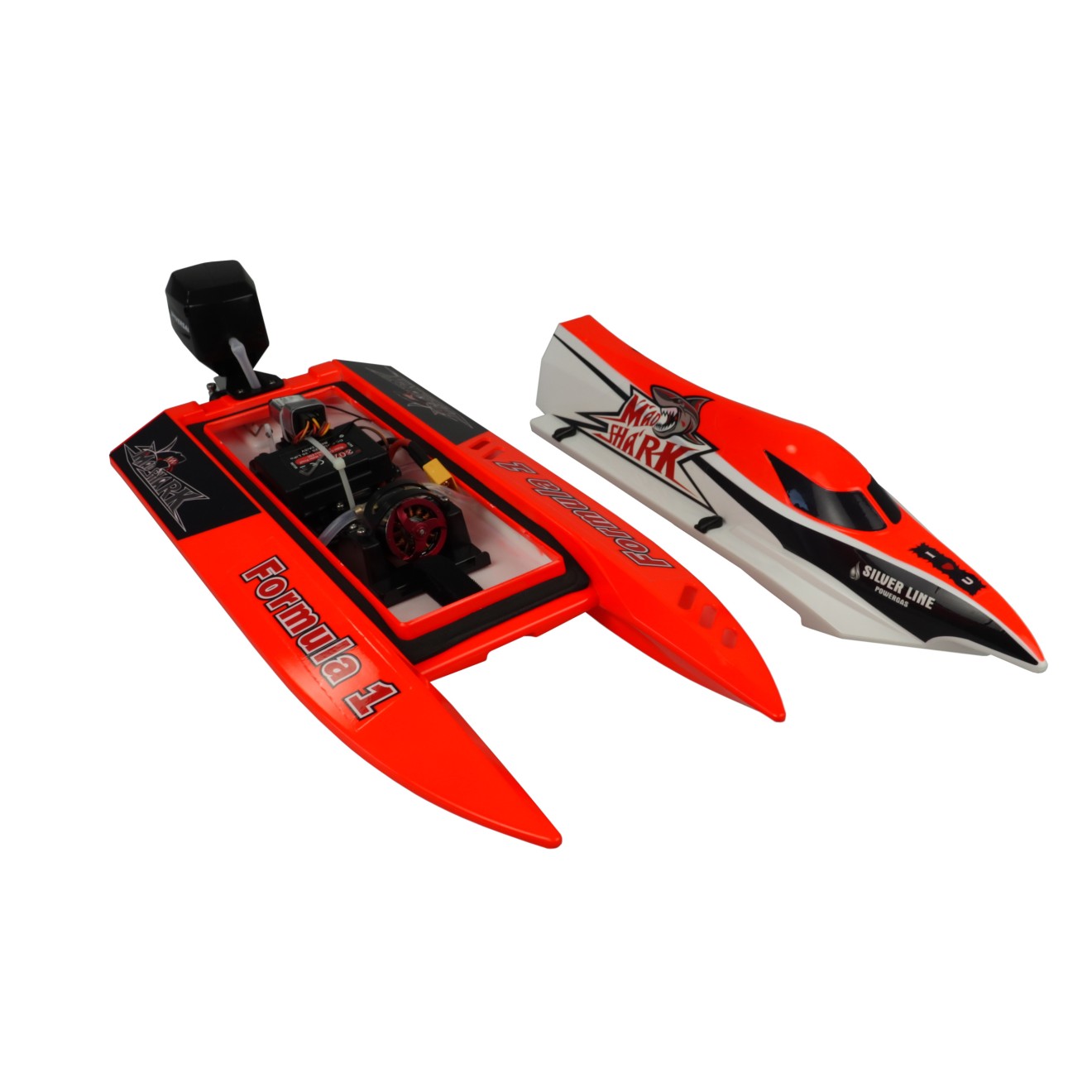 F1 Boot Mad Shark V2 Brushless 2.4 GHz RTR ..