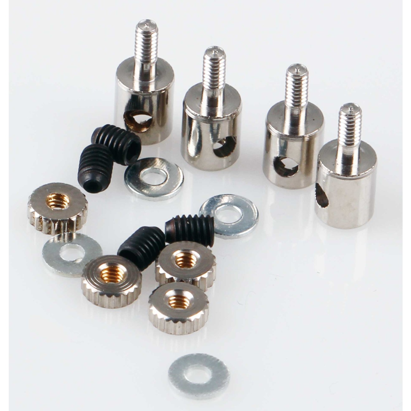 ROBBE Gestängeanschluss Standard fr 2mm Gestänge, sc hraubbar mit Bolzen 1,9mm, 6x5mm, M2/M3 ..