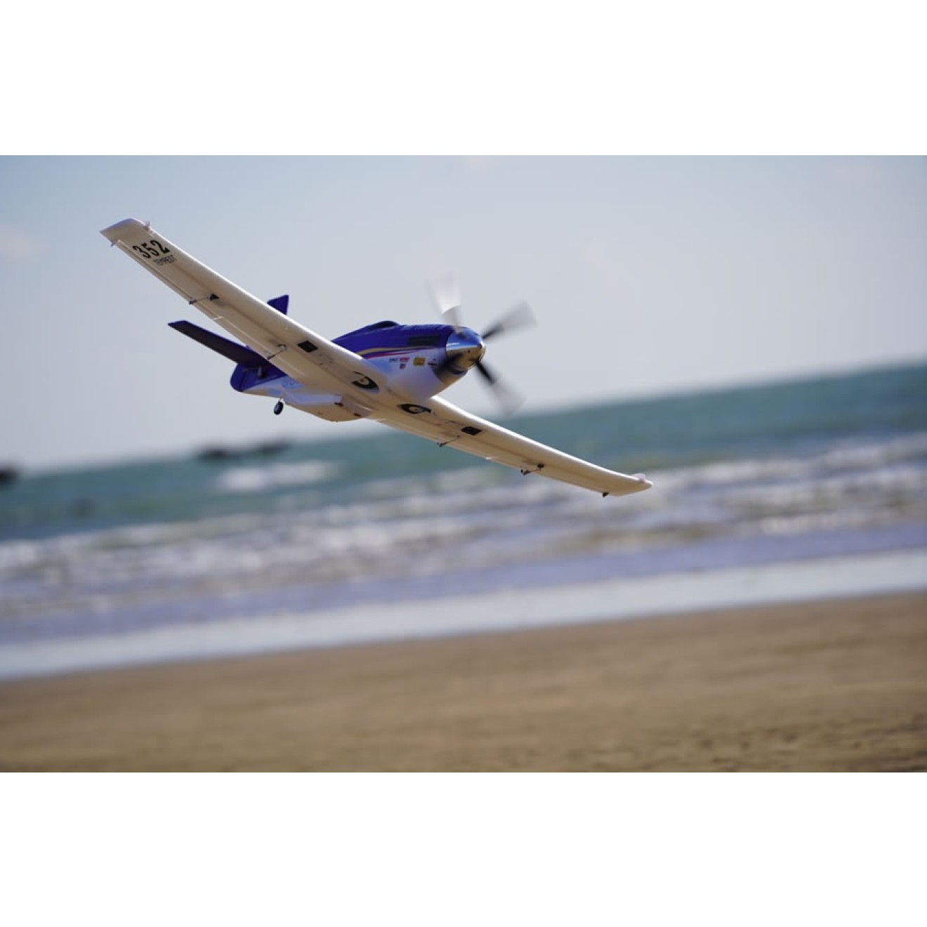 FMS P-51 Blue Thunder II PNP - 110 cm - inkl. Reflex Gyro