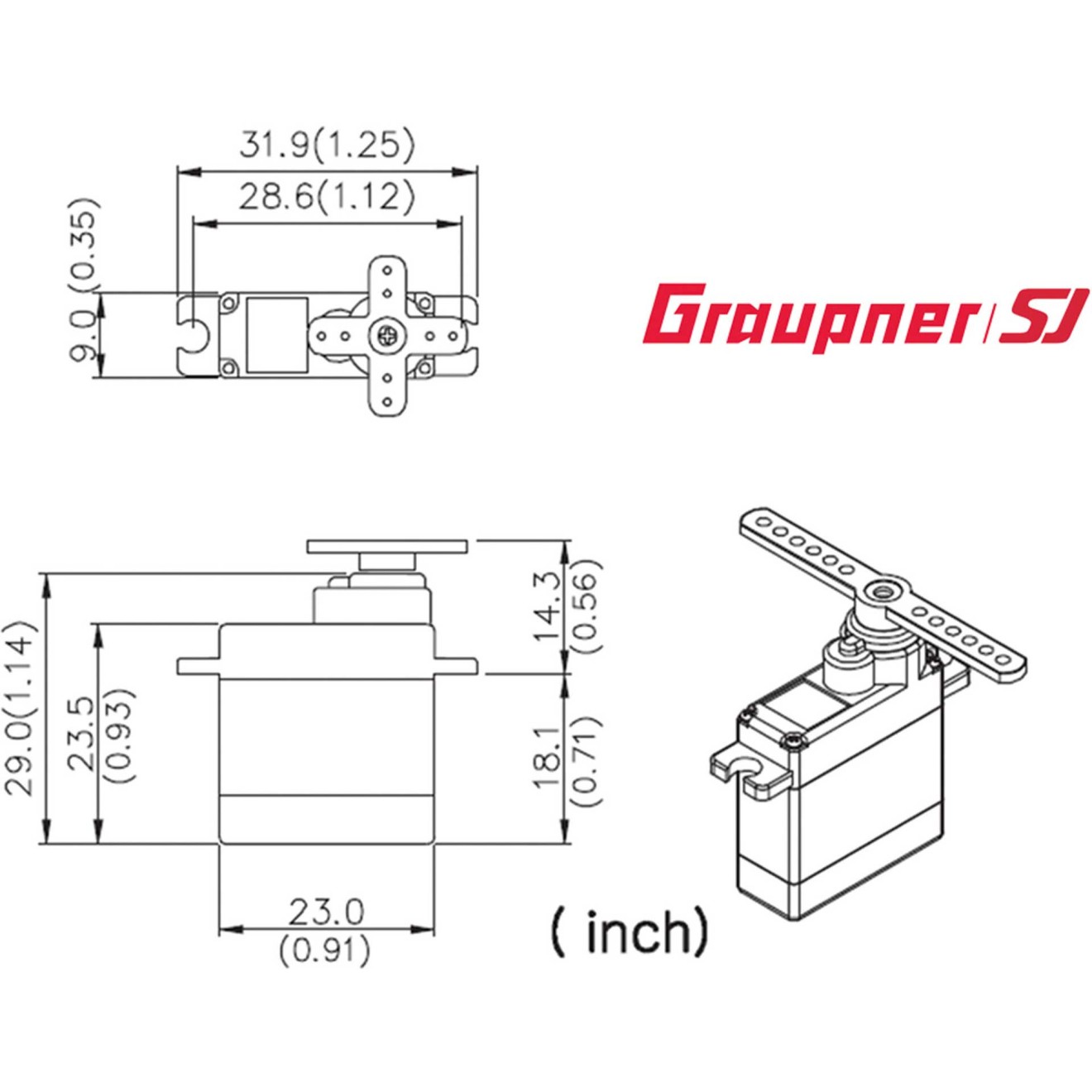 GRAUPNER DES 428 BB MG DIGITAL SERVO