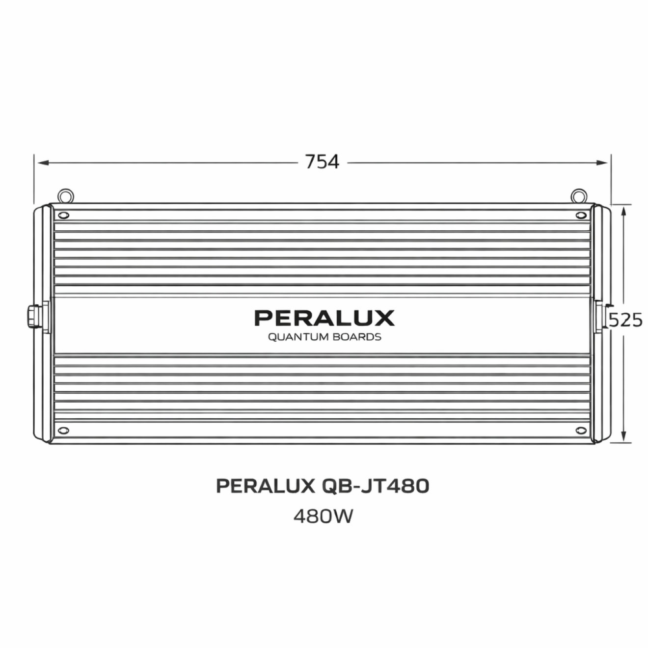 Peralux QB-JT480 Quantum Board LED Grow Light Panel 480 Watt Vollspektrum