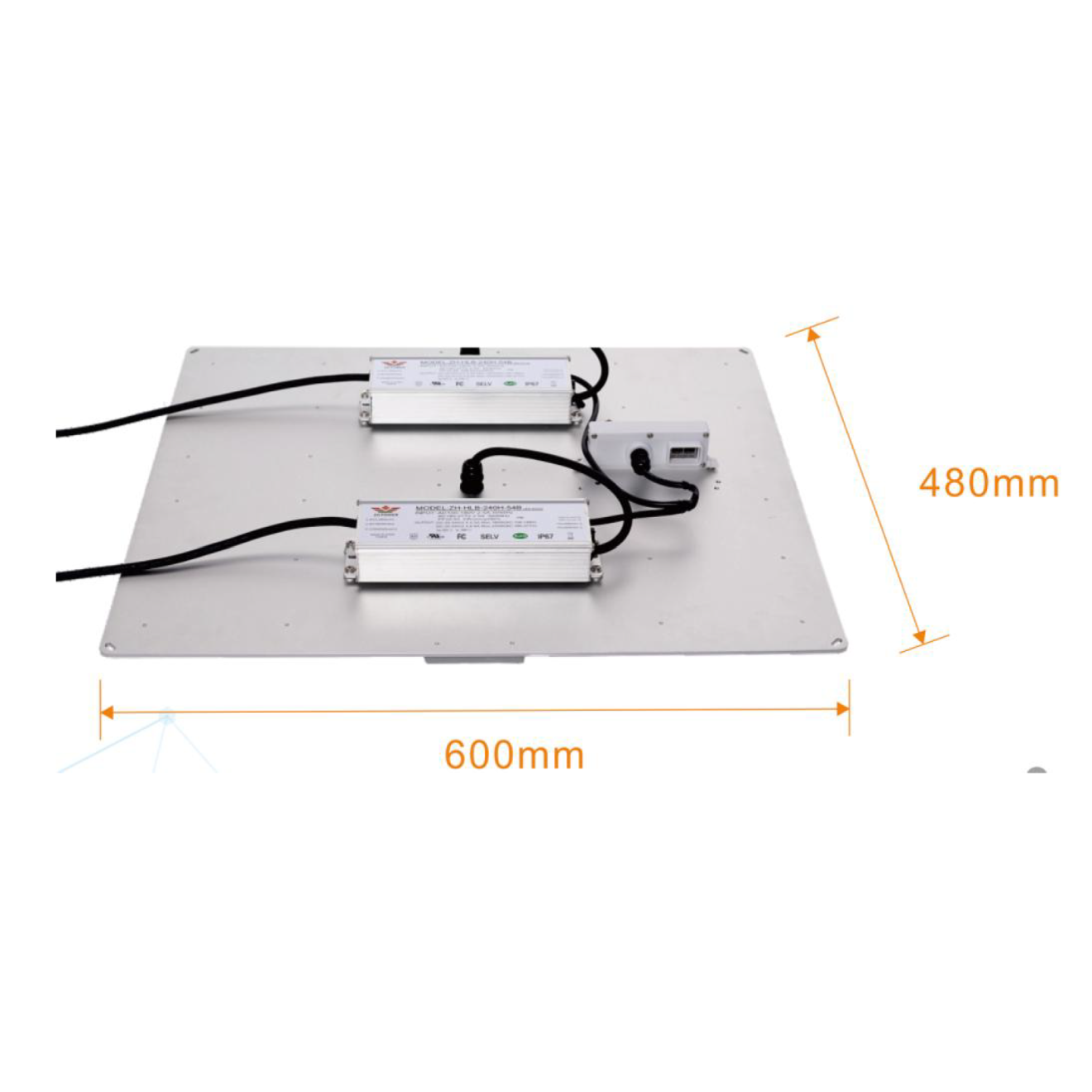 Peralux QDB-JT400 Quantum Board LED Grow Light Panel 400 Watt