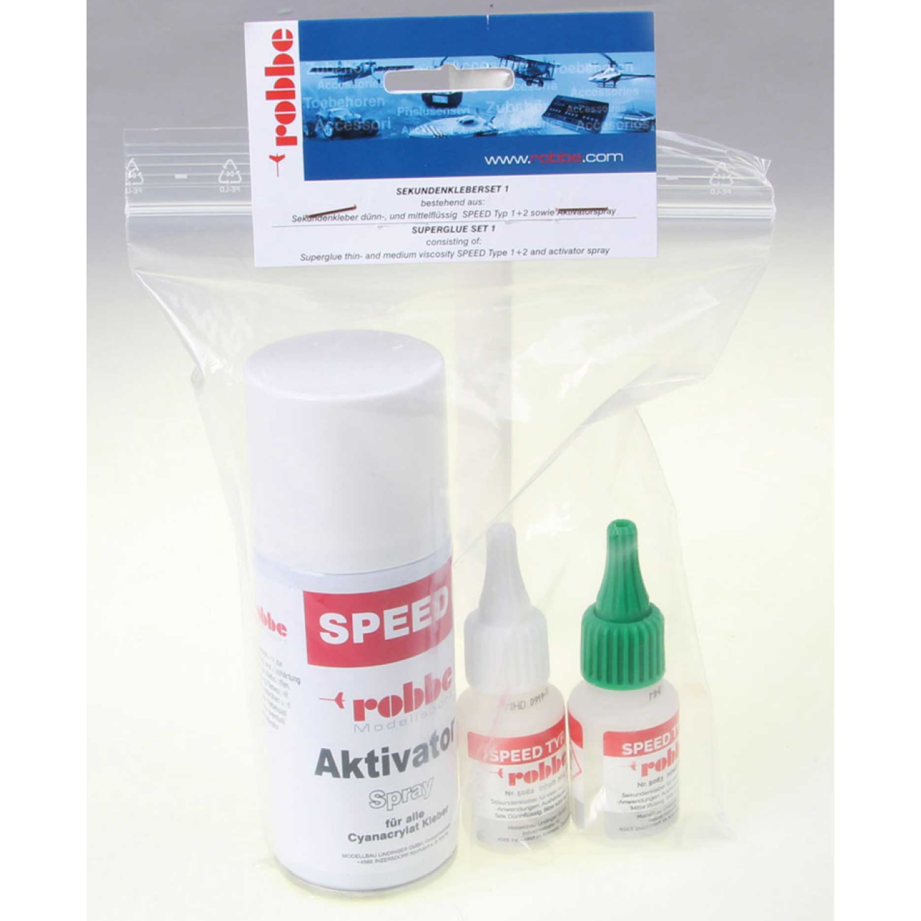 ROBBE SPEED SEKUNDENKLEBER SET