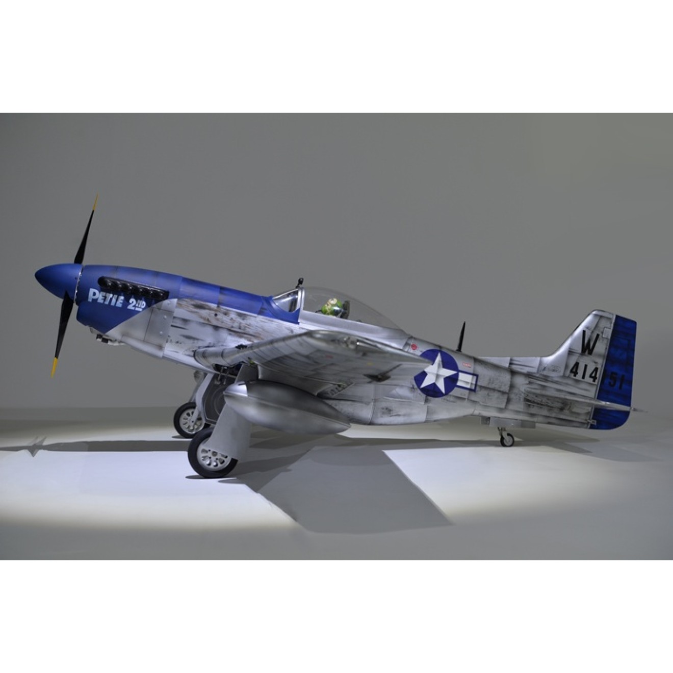 Phoenix Mustang P51 GP/EP 50-61CC SCALE 20% ARF - 222 cm
