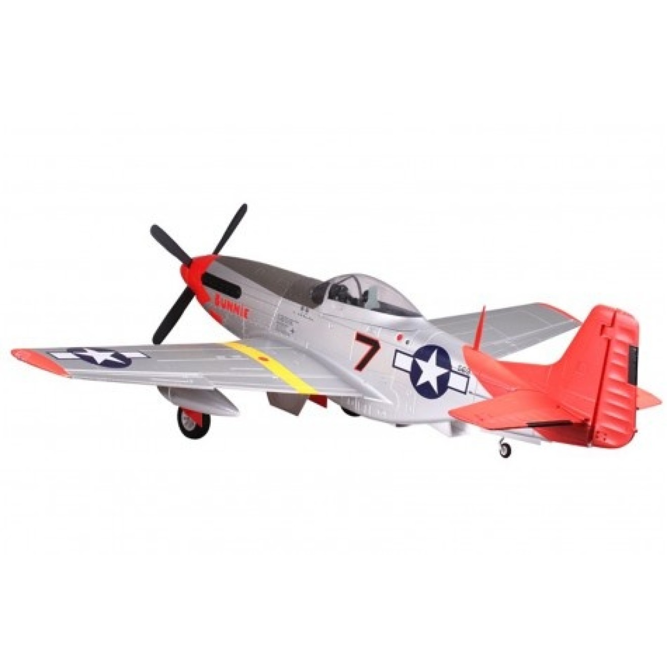 FMS P-51 Mustang Red Tail PNP - 170 cm - Combo incl. Reflex Gyro System