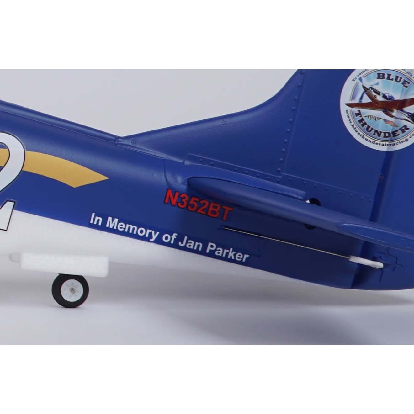 FMS P-51 Blue Thunder II PNP - 110 cm - inkl. Reflex Gyro