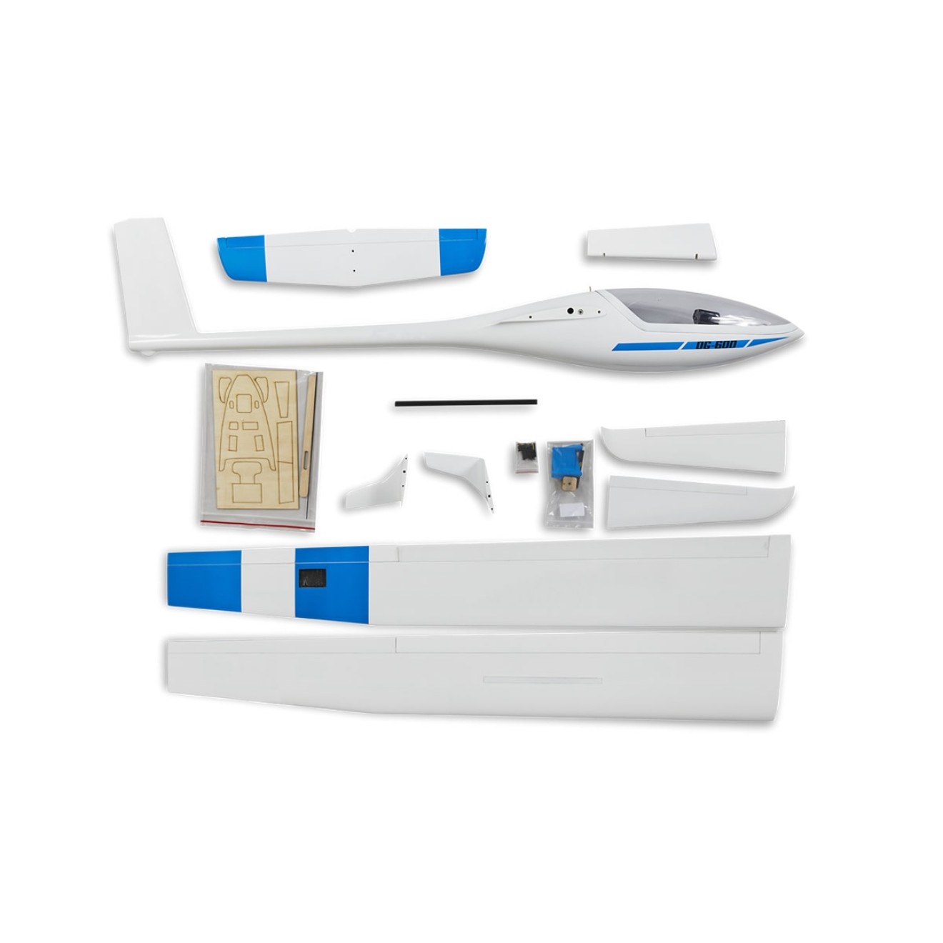 D-Power DG 600 - 363 cm Scale Segler voll-GFK ARF