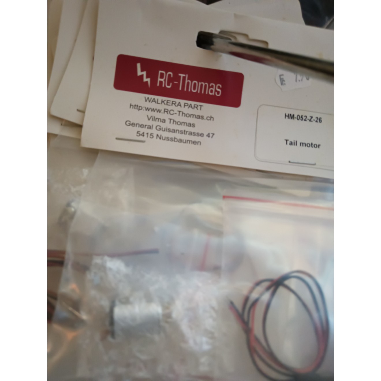 hm-052-z-26 Tail Motor