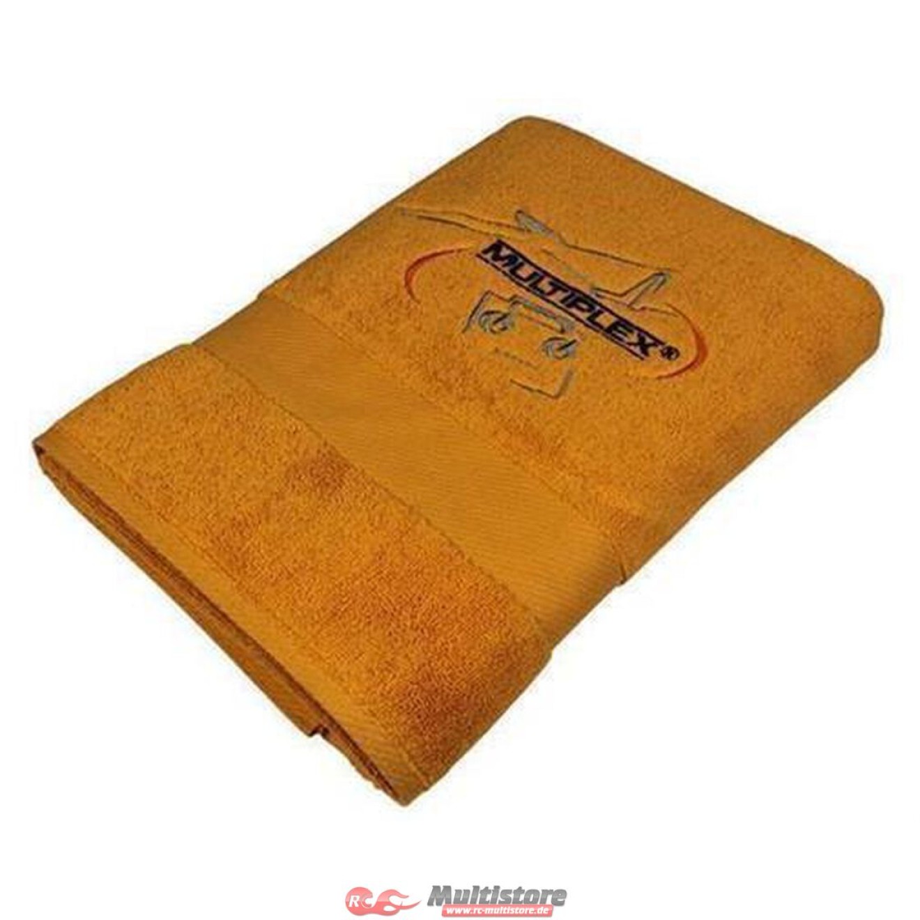 Badetuch orange mit MPX Logo 70x140 cm