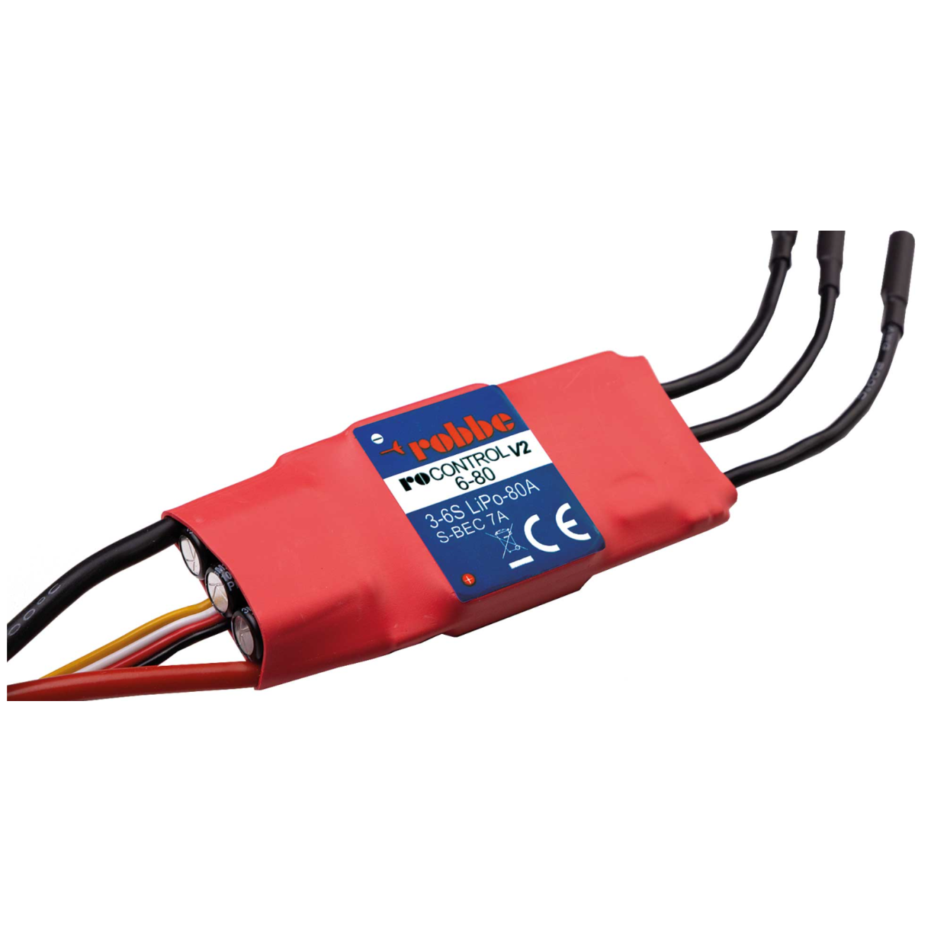 Robbe Modellsport RO-CONTROL 6-80 V2 3-6S -80(100A) 5V/7A SWITCH BEC Regler