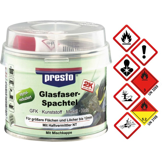 PRESTOLITH EXTRA FASERSPACHTEL 250G
