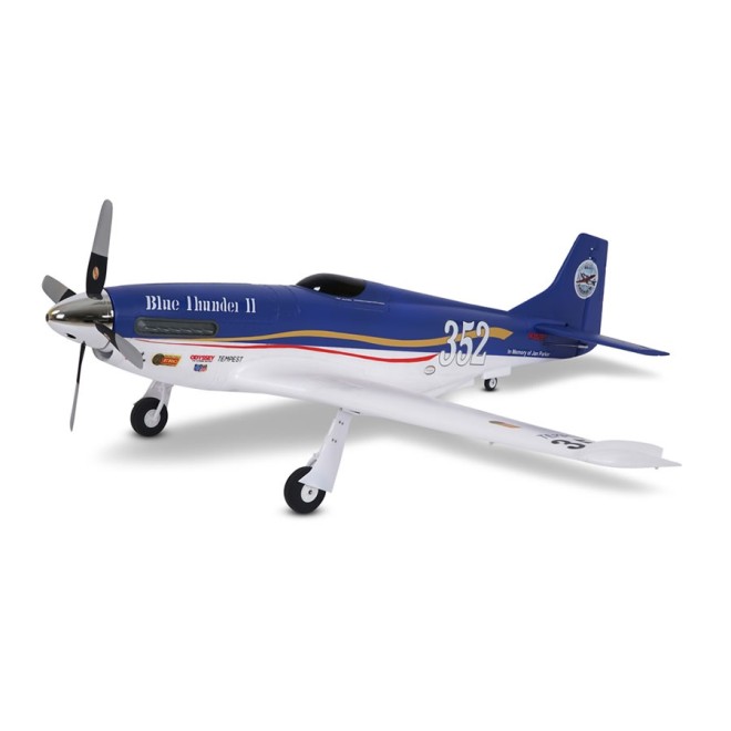 FMS P-51 Blue Thunder II PNP - 110 cm - inkl. Reflex Gyro
