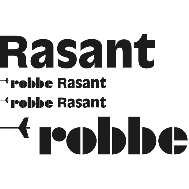Robbe Modellsport Aufkleber Rasant (Dekorsatz)