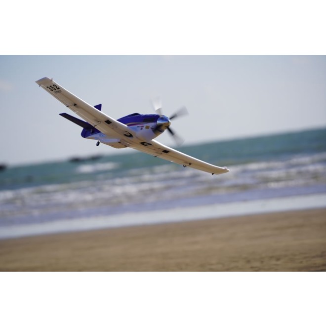 FMS P-51 Blue Thunder II PNP - 110 cm - inkl. Reflex Gyro