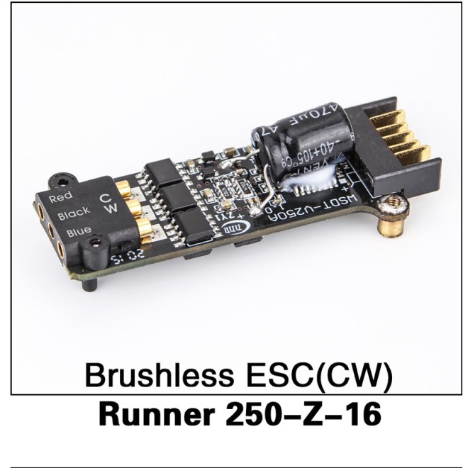 Runner 250-Z-16 Brushless ESC (CW)