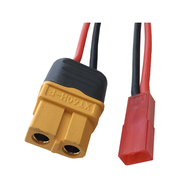 Robbe Modellsport Ladekabel für ISDT/SKYRC BEC/JST Stecker Ladegerätseite = XT-60 Buchse,500MM, 18AWG 1Stk.