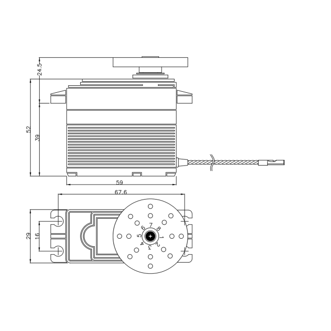 Servo RHINO pro SHV digi 4