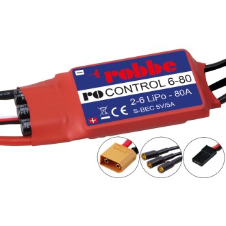 ROBBE RO-CONTROL 6-80 2-6S -80(100A) 5V/5A SWITCH BEC ..
