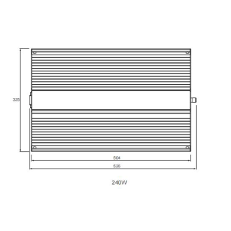 Peralux QB-JT480 Quantum Board LED Grow Light Panel 480 Watt
