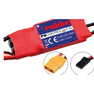 Robbe Modellsport RO-CONTROL 4-40 V2 3-4S -40(60)A 5V/3A B SWITCH BEC Regler ..