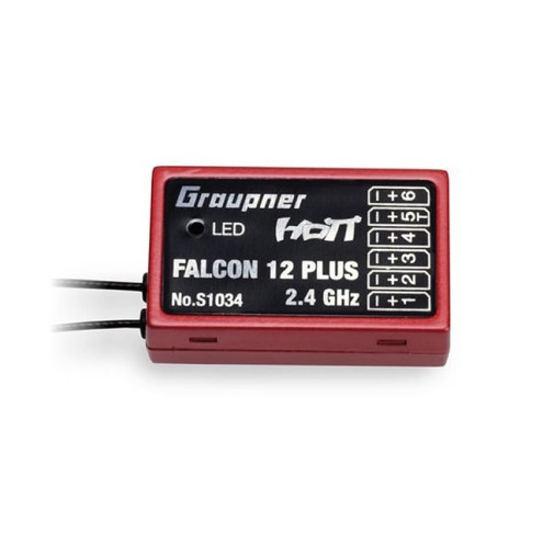 GRAUPNER FALCON 12 PLUS HOTT 3-Achs-Gyro + Vario + Antennendiversity