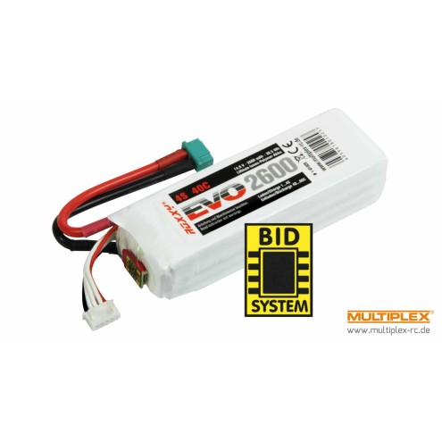 ROXXY EVO LiPo 4-2600M 40C m/w BID-Chip; 38,5 Wh