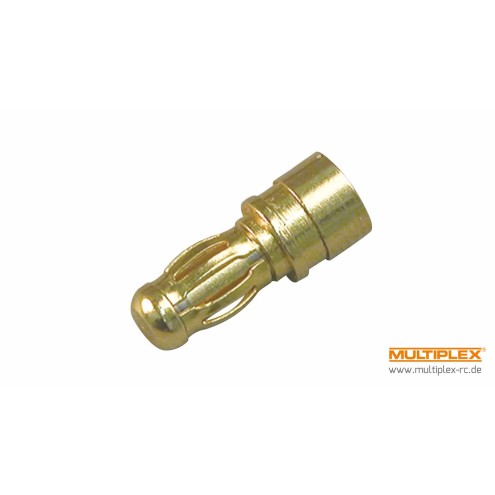 3,5mm Stecker (Gold) 3St.