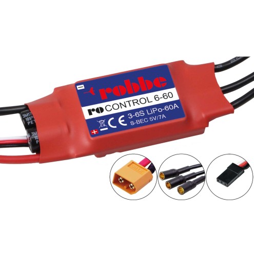 ROBBE RO-CONTROL 6-60 2-6S -60(80)A 5V/5A SWITCH BEC